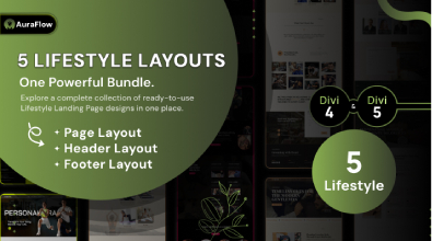 AuraFlow - 5 Lifestyle Layout Kit - Di