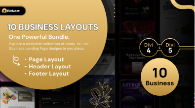 BizNest - 10 Business Layout Pack - Di