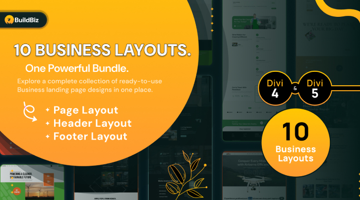 BuildBiz - Ultimate Business Layout Pack - Di