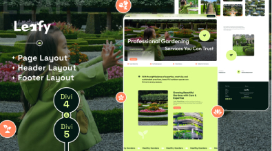 Leafy - Gardening Services - Di