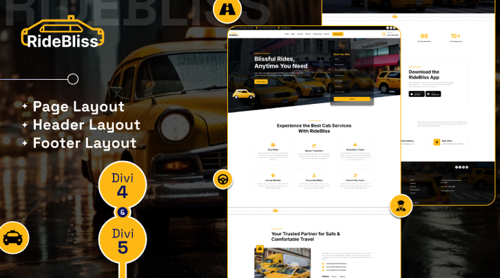 RideBliss - Cab Service - Di