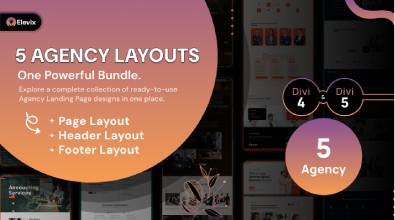 Elevix - 5 Agency Layout pack - DI